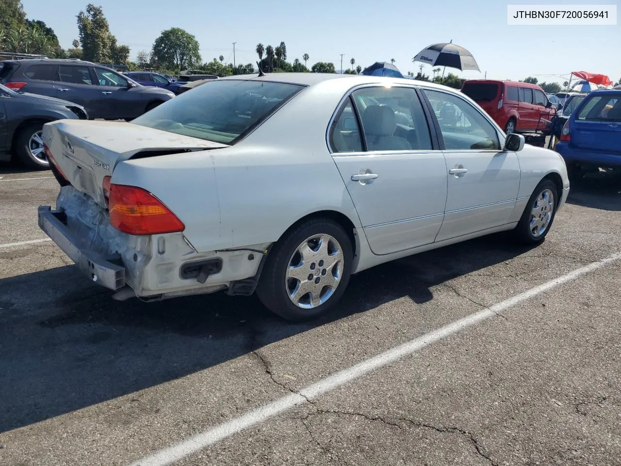 2002 Lexus Ls 430 VIN: JTHBN30F720056941 Lot: 66898094