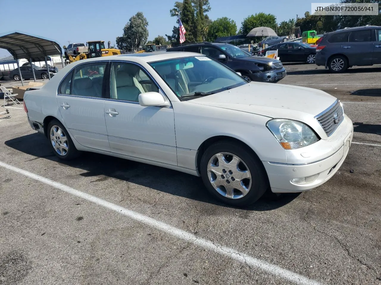 2002 Lexus Ls 430 VIN: JTHBN30F720056941 Lot: 66898094