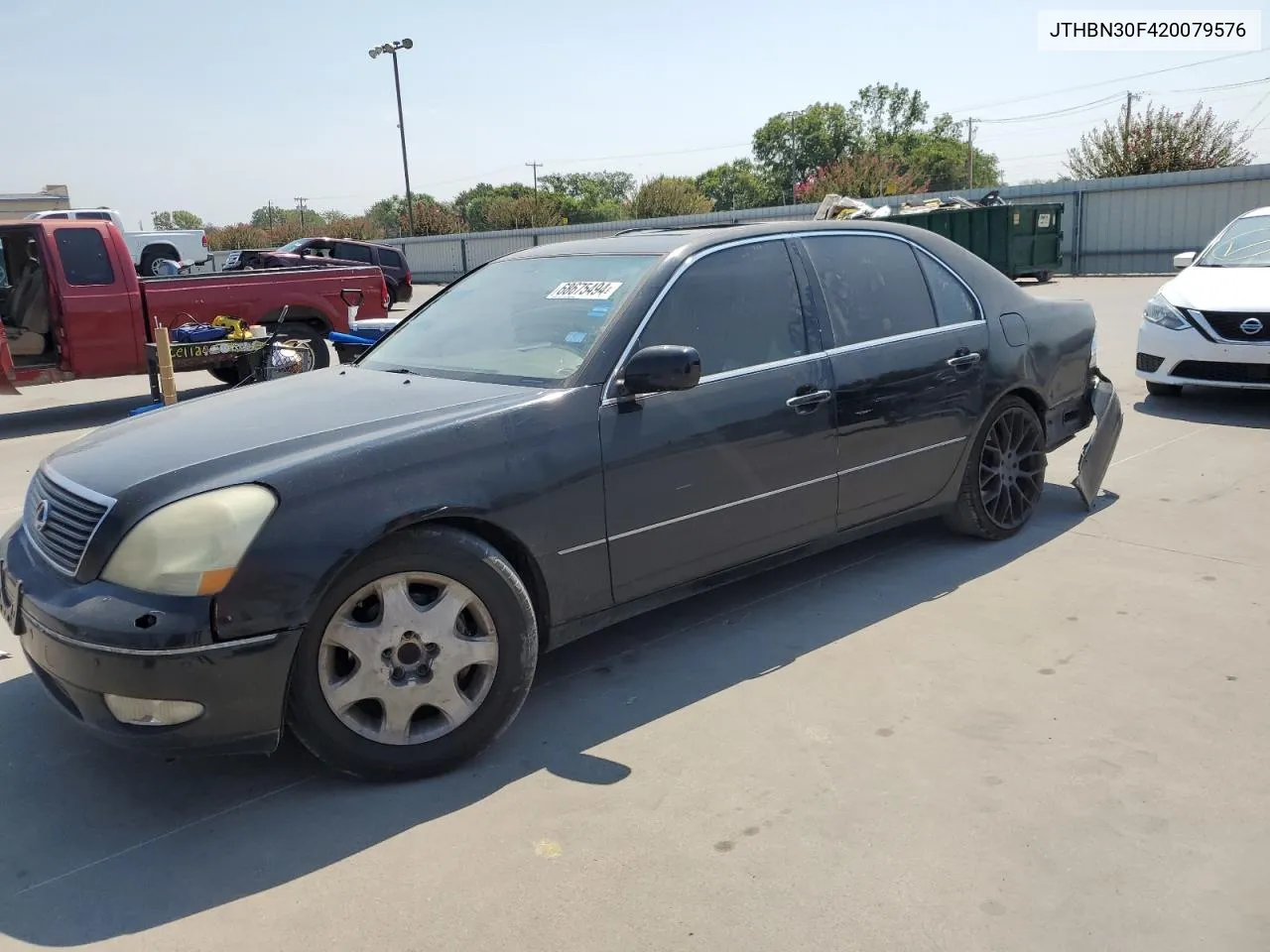 2002 Lexus Ls 430 VIN: JTHBN30F420079576 Lot: 68675494