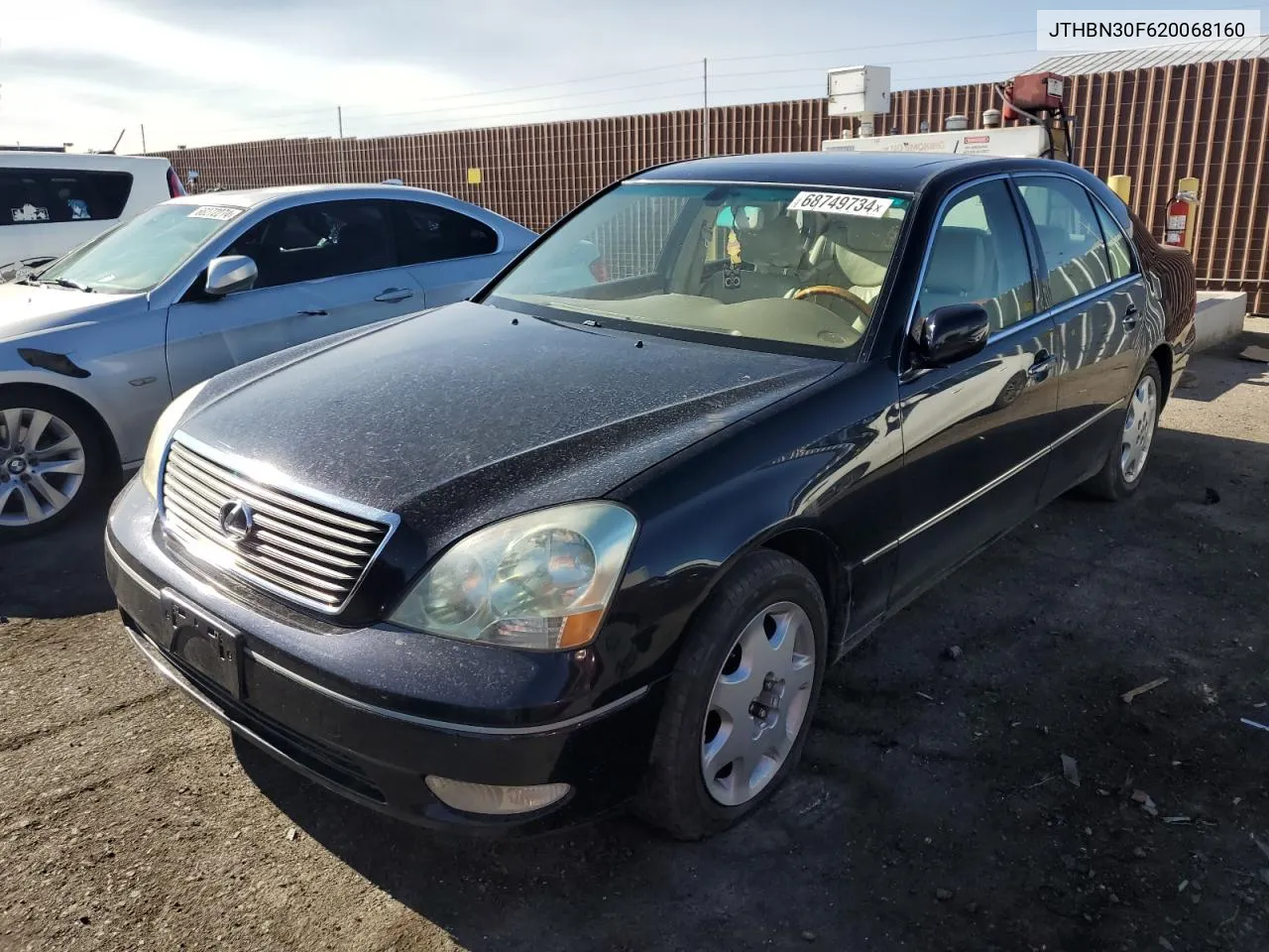 2002 Lexus Ls 430 VIN: JTHBN30F620068160 Lot: 68749734