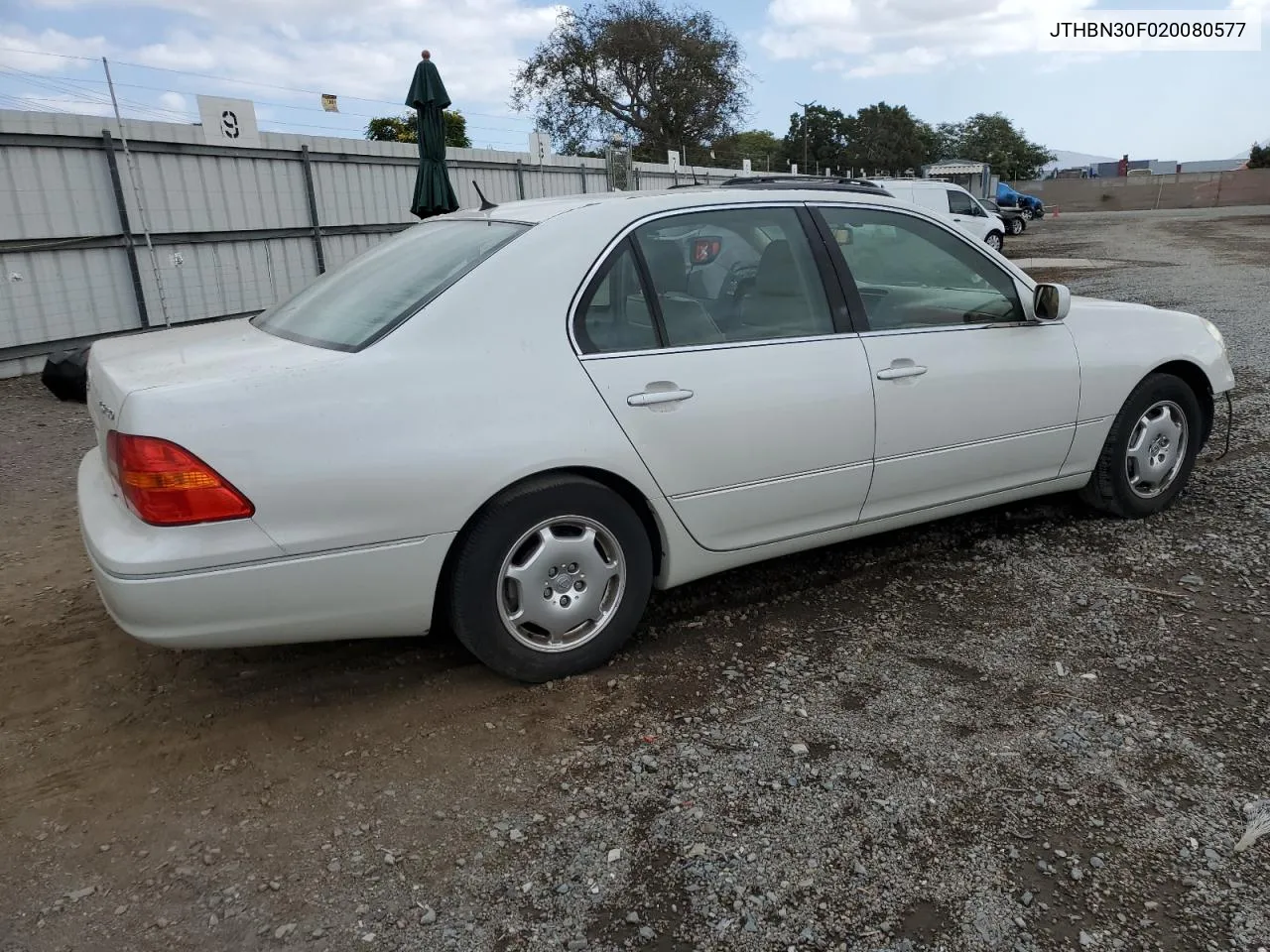 2002 Lexus Ls 430 VIN: JTHBN30F020080577 Lot: 71603164