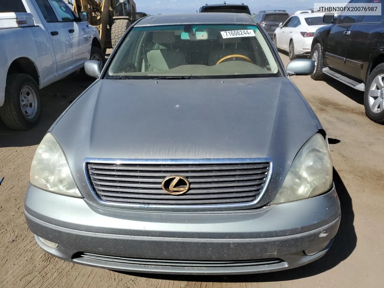 JTHBN30FX20076987 2002 Lexus Ls 430