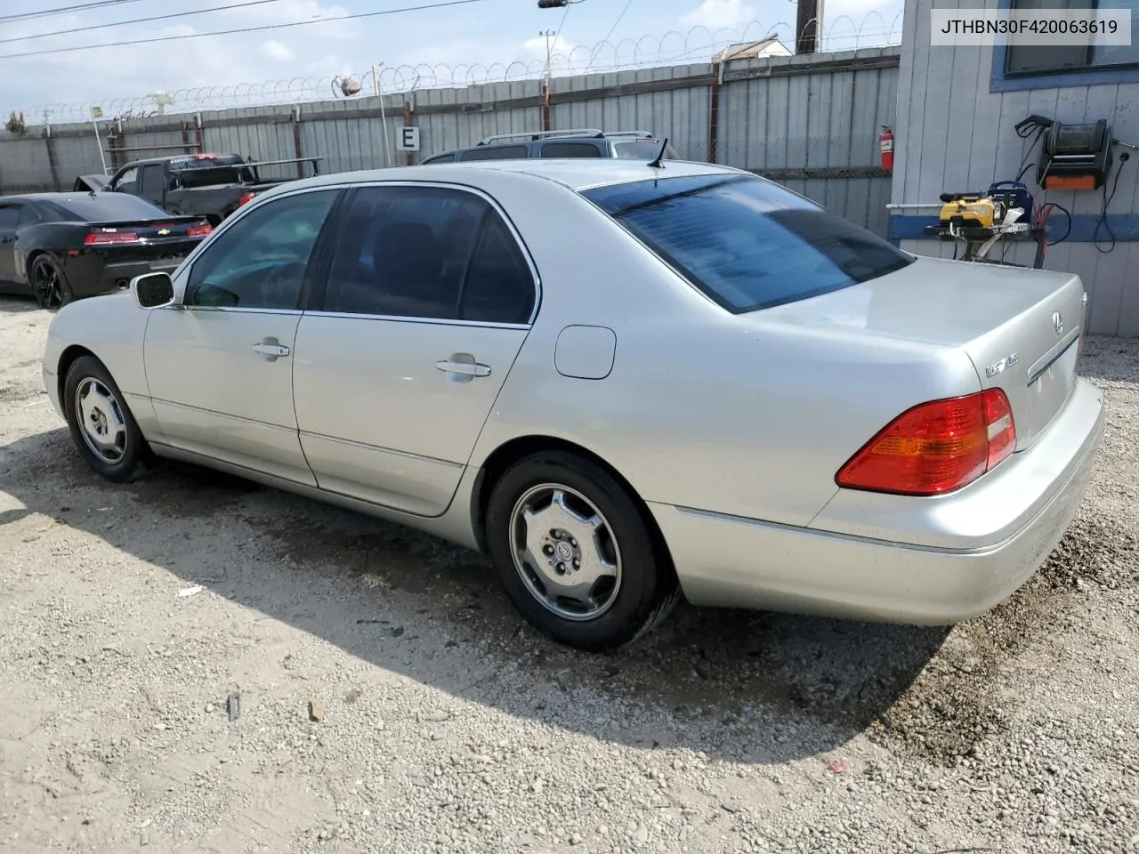 2002 Lexus Ls 430 VIN: JTHBN30F420063619 Lot: 72288074