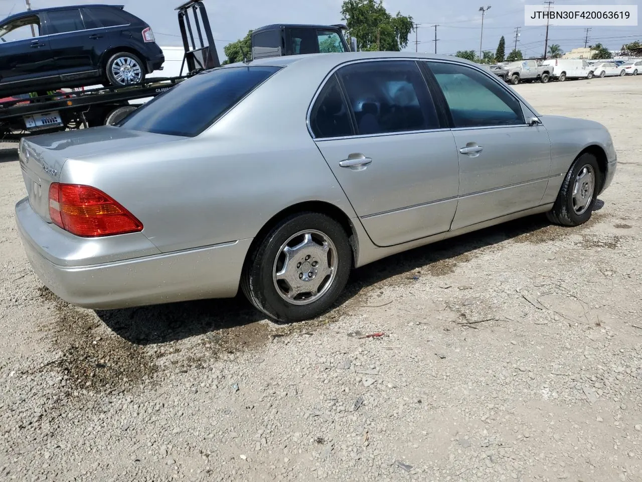 2002 Lexus Ls 430 VIN: JTHBN30F420063619 Lot: 72288074