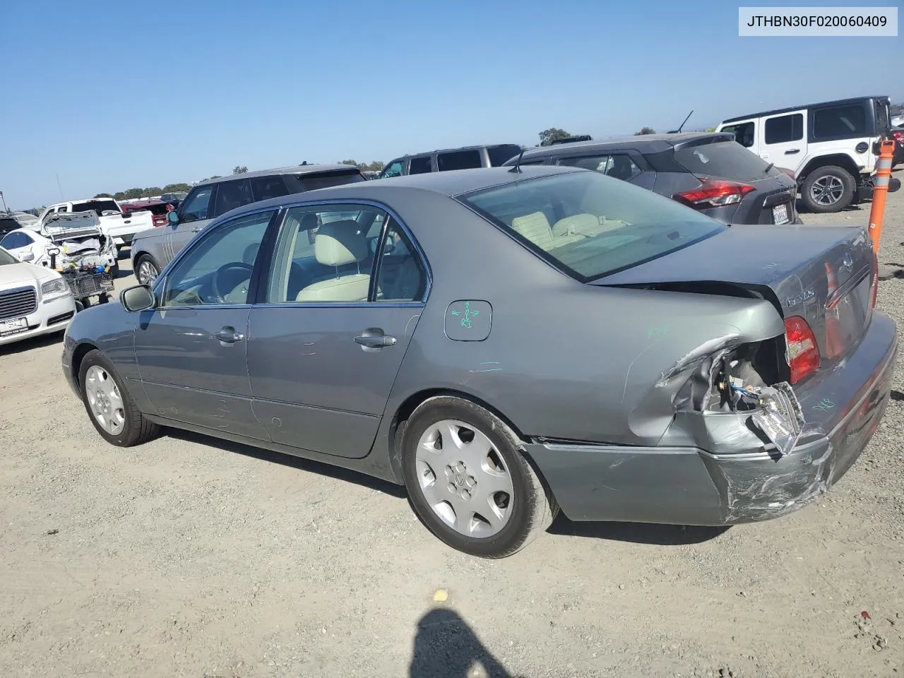 2002 Lexus Ls 430 VIN: JTHBN30F020060409 Lot: 74150004