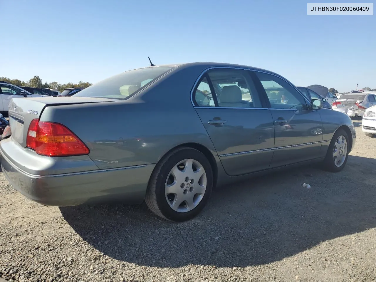 2002 Lexus Ls 430 VIN: JTHBN30F020060409 Lot: 74150004