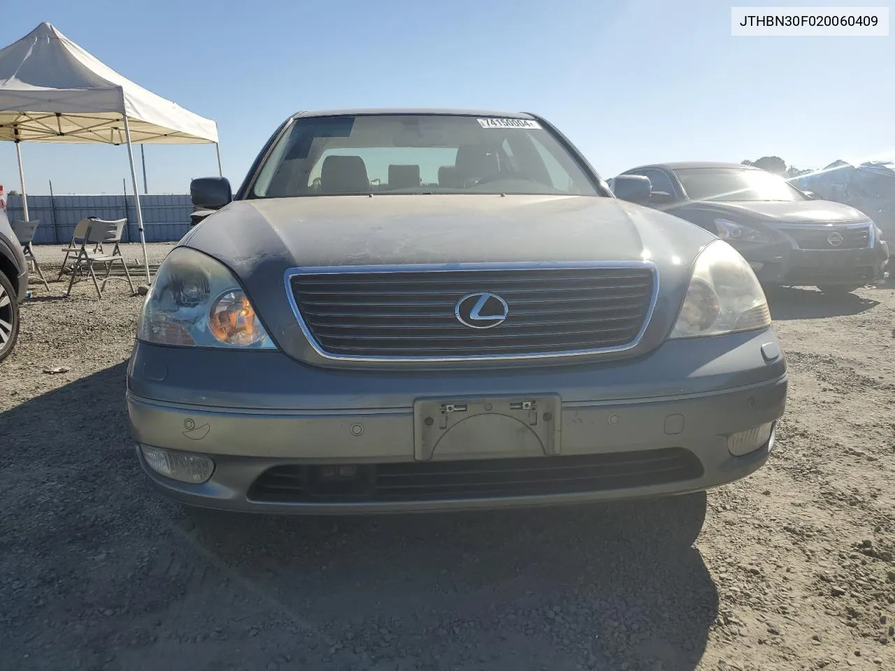 2002 Lexus Ls 430 VIN: JTHBN30F020060409 Lot: 74150004