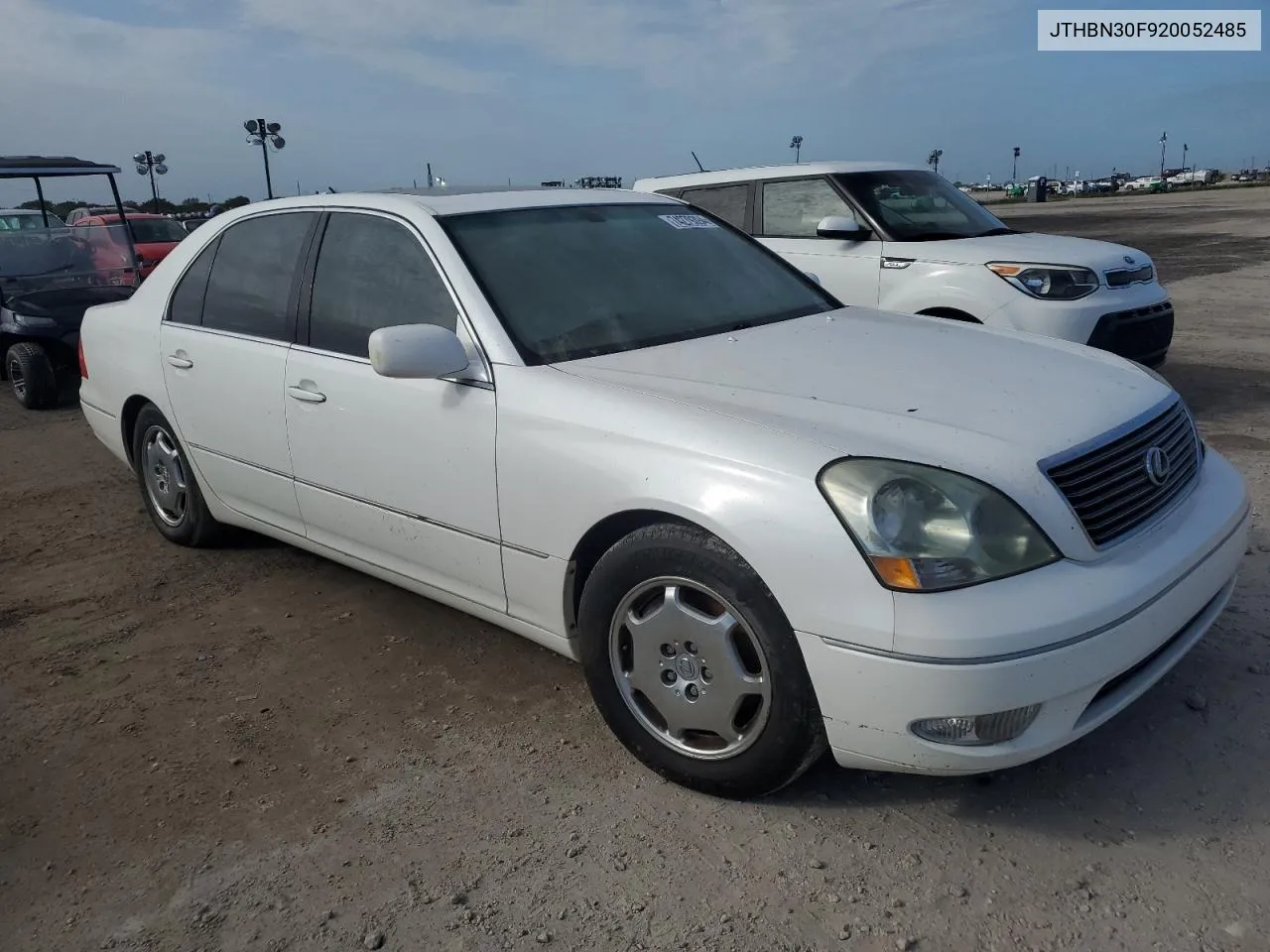 2002 Lexus Ls 430 VIN: JTHBN30F920052485 Lot: 74279394