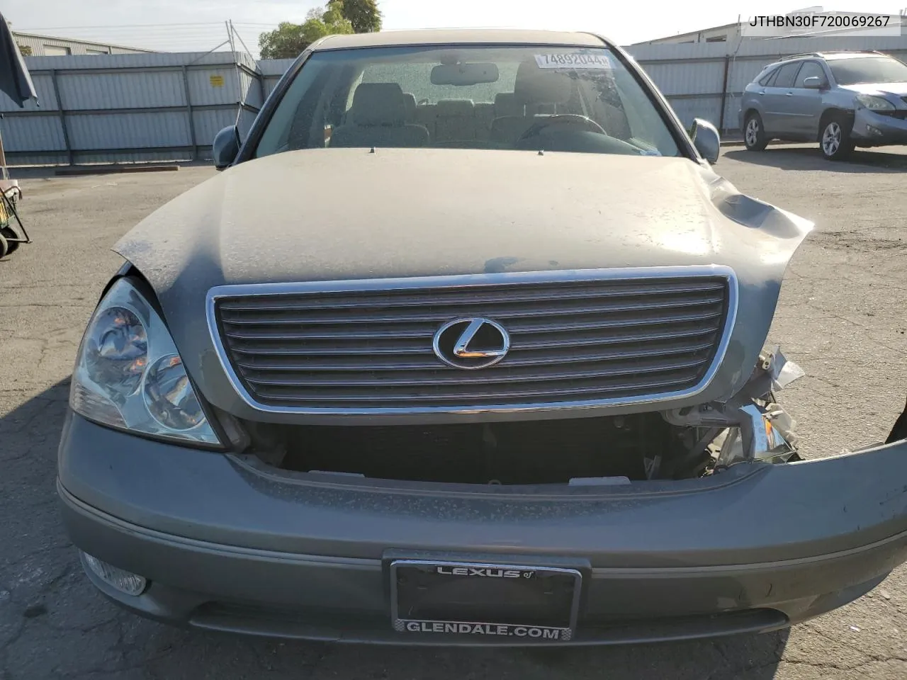 2002 Lexus Ls 430 VIN: JTHBN30F720069267 Lot: 74892044