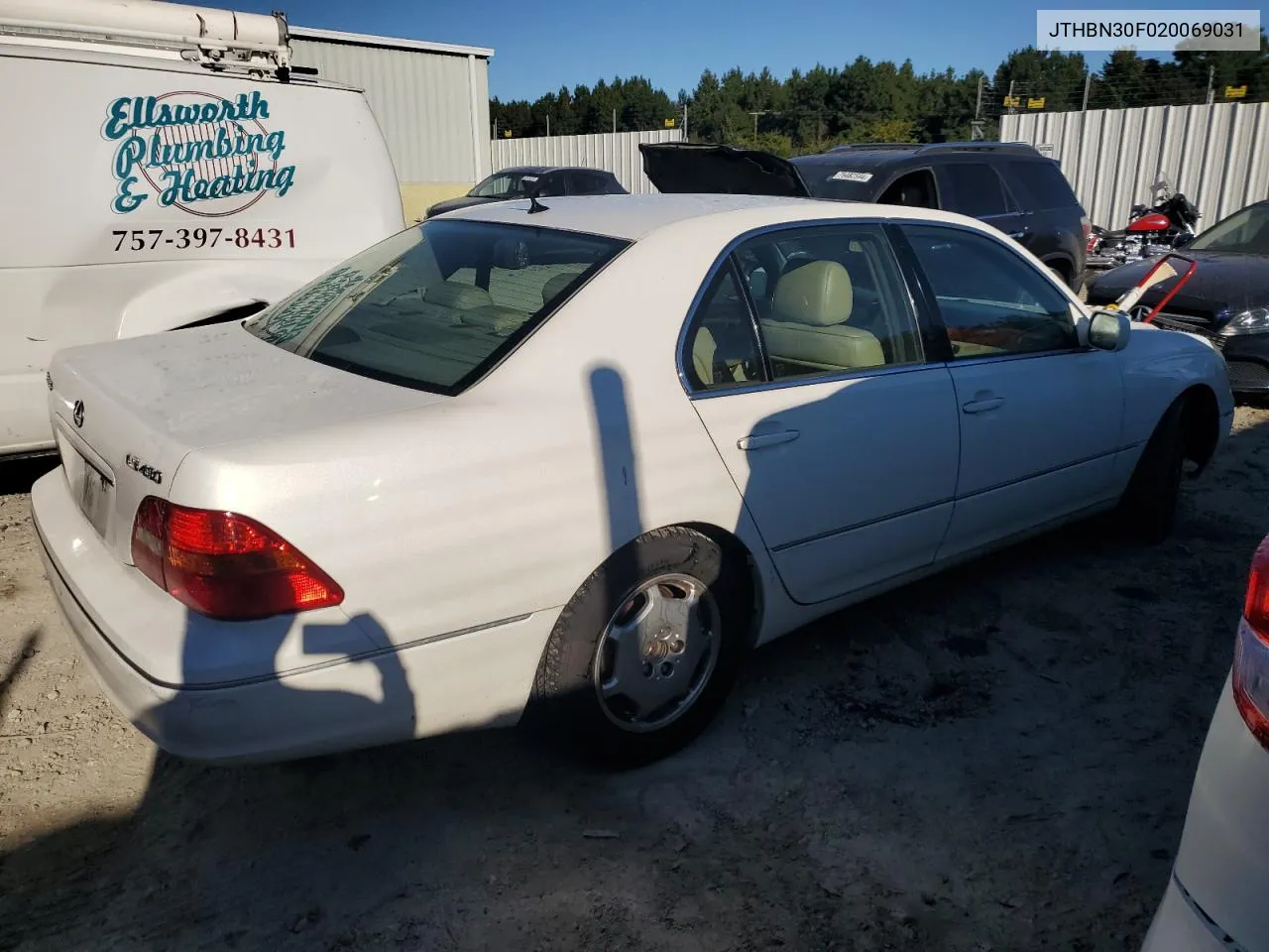 2002 Lexus Ls 430 VIN: JTHBN30F020069031 Lot: 75601464