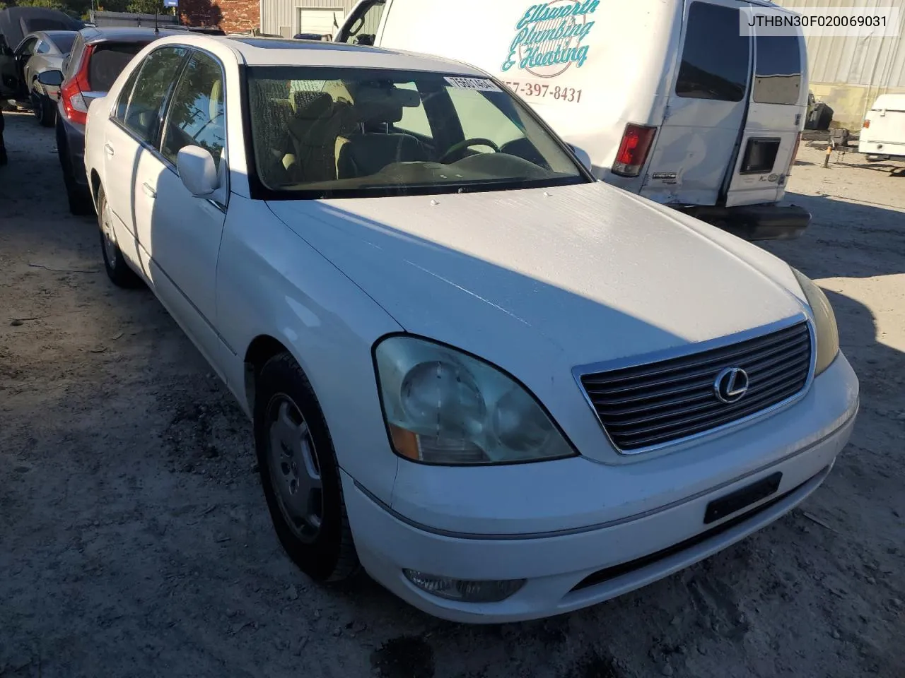 2002 Lexus Ls 430 VIN: JTHBN30F020069031 Lot: 75601464