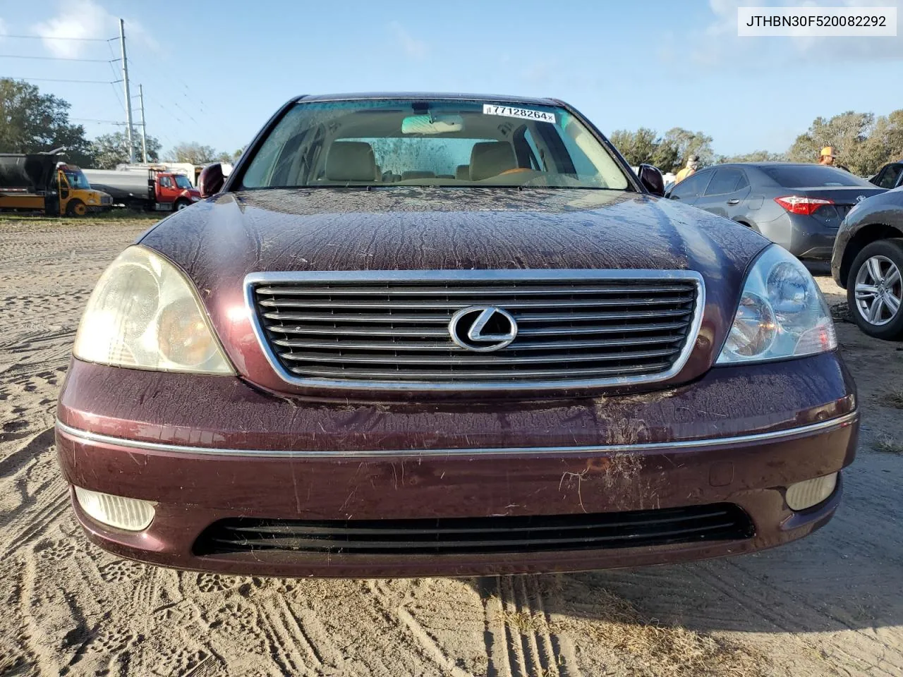 2002 Lexus Ls 430 VIN: JTHBN30F520082292 Lot: 77128264