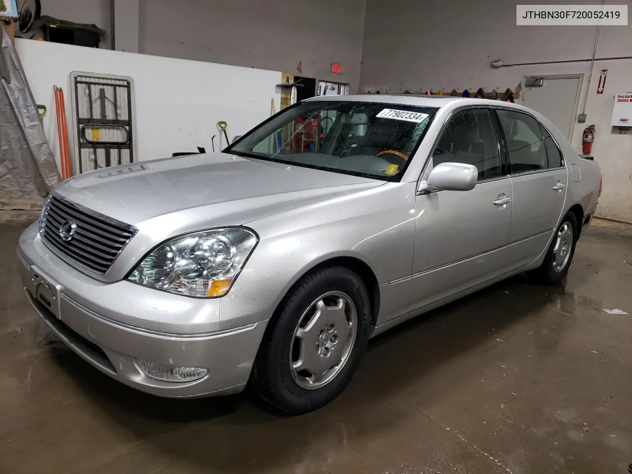 2002 Lexus Ls 430 VIN: JTHBN30F720052419 Lot: 77902334