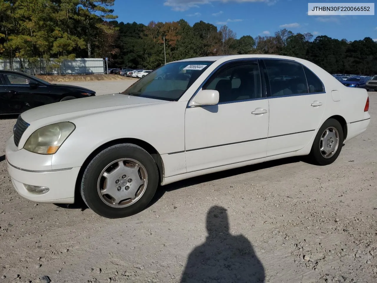 2002 Lexus Ls 430 VIN: JTHBN30F220066552 Lot: 79066844