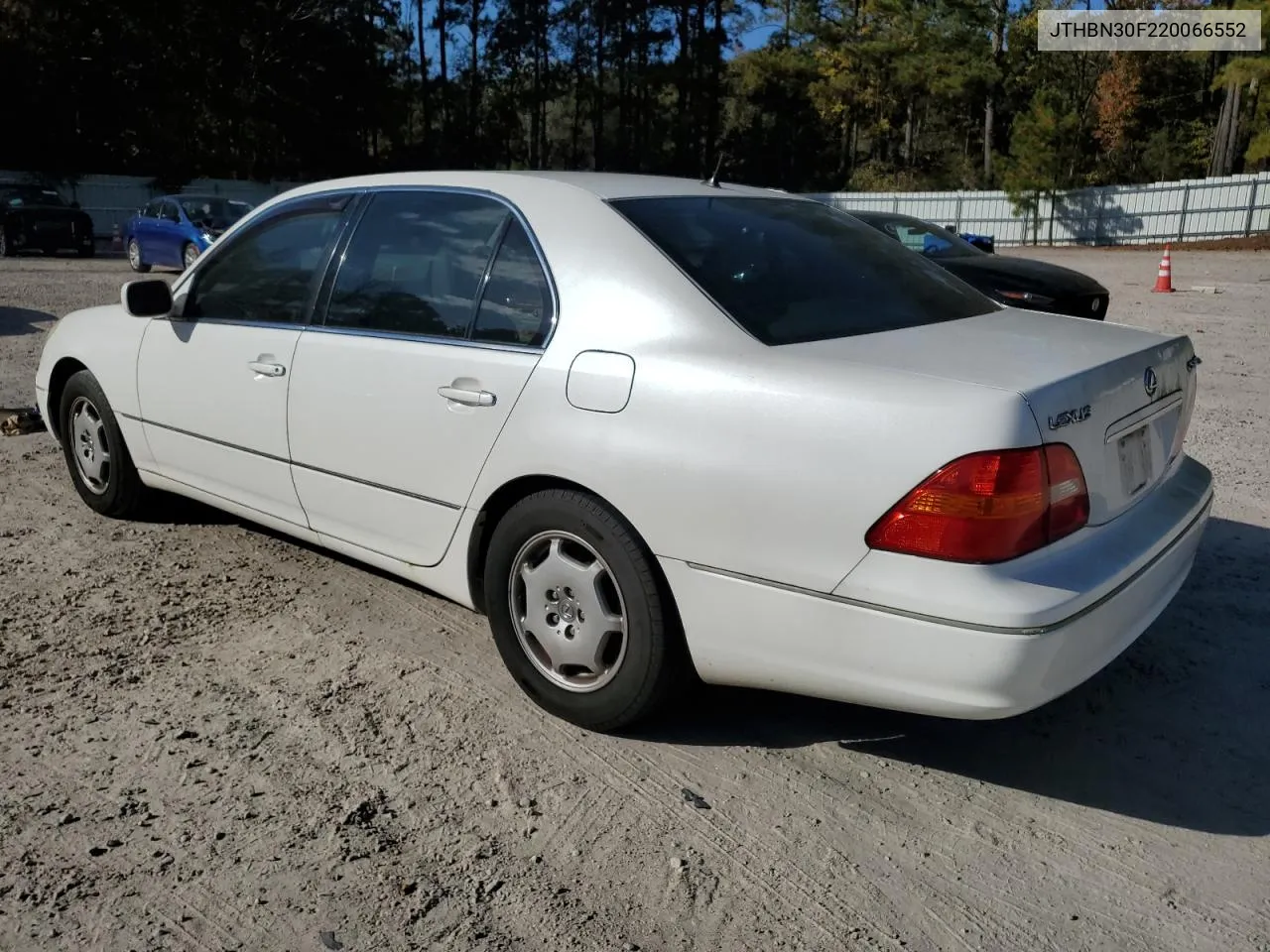 2002 Lexus Ls 430 VIN: JTHBN30F220066552 Lot: 79066844