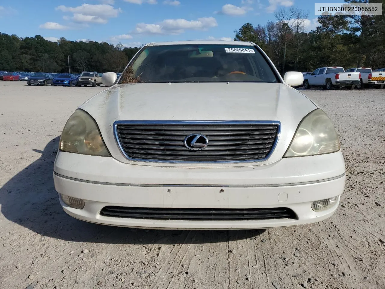 2002 Lexus Ls 430 VIN: JTHBN30F220066552 Lot: 79066844