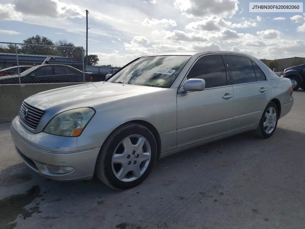 2002 Lexus Ls 430 VIN: JTHBN30F620082060 Lot: 80850194