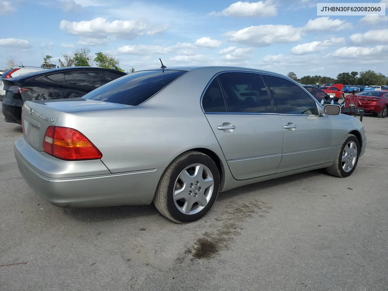 2002 Lexus Ls 430 VIN: JTHBN30F620082060 Lot: 80850194