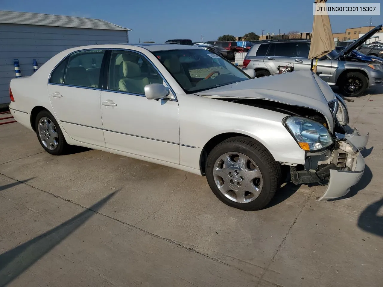 2003 Lexus Ls 430 VIN: JTHBN30F330115307 Lot: 68670834