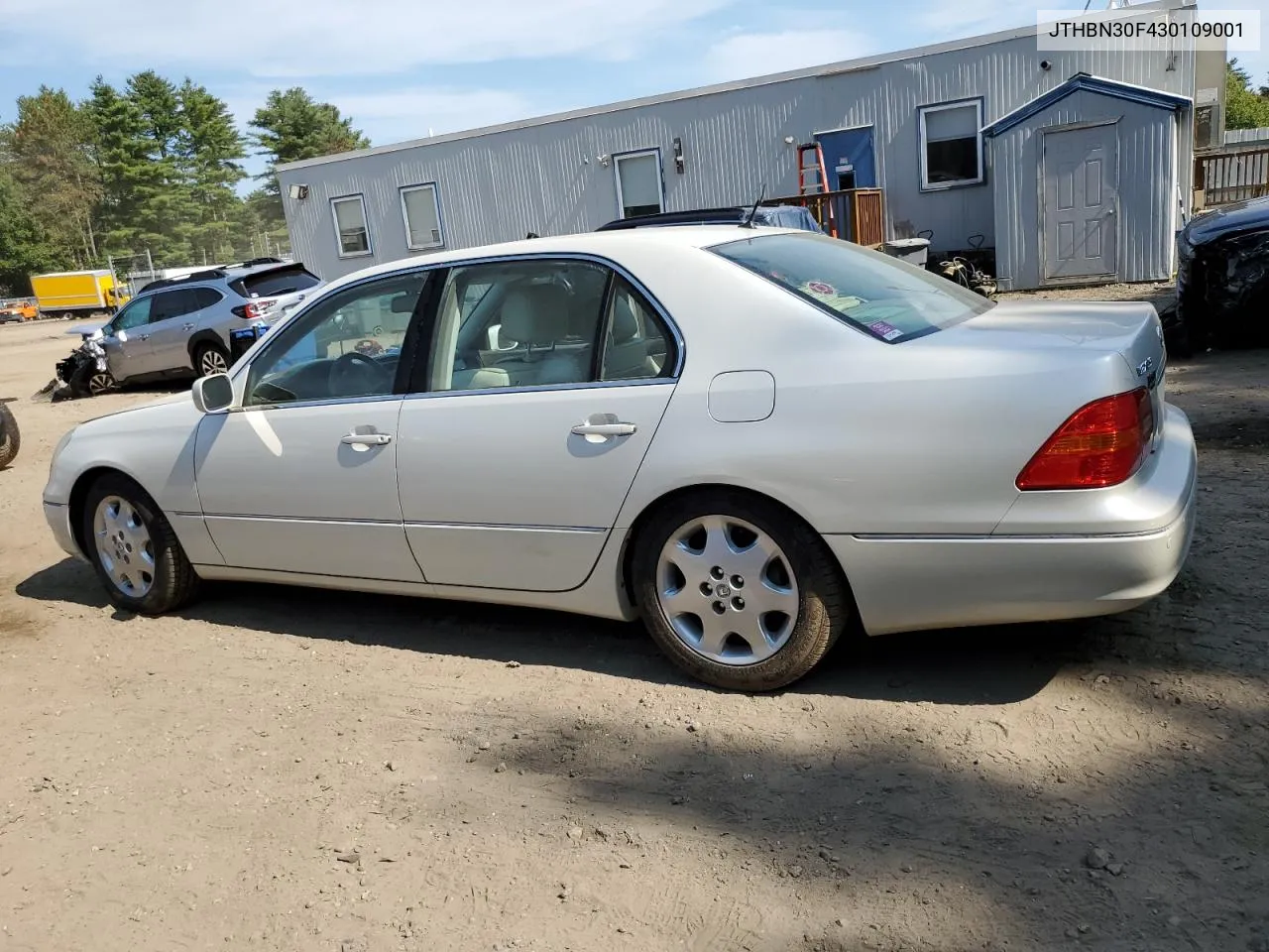 2003 Lexus Ls 430 VIN: JTHBN30F430109001 Lot: 70487334