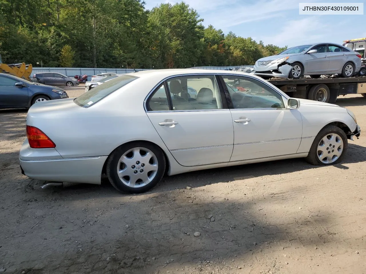 2003 Lexus Ls 430 VIN: JTHBN30F430109001 Lot: 70487334