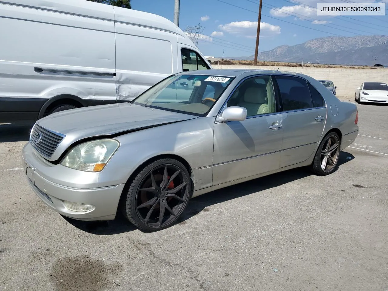 2003 Lexus Ls 430 VIN: JTHBN30F530093343 Lot: 73731054