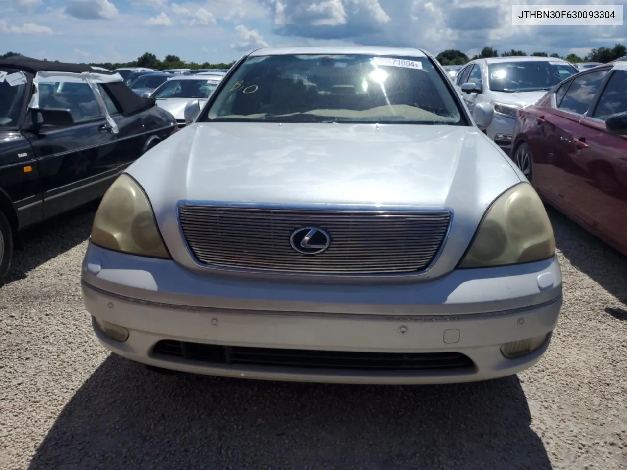 2003 Lexus Ls 430 VIN: JTHBN30F630093304 Lot: 73871004