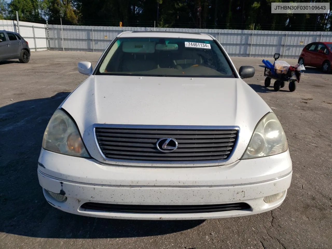 2003 Lexus Ls 430 VIN: JTHBN30F030109643 Lot: 74461134