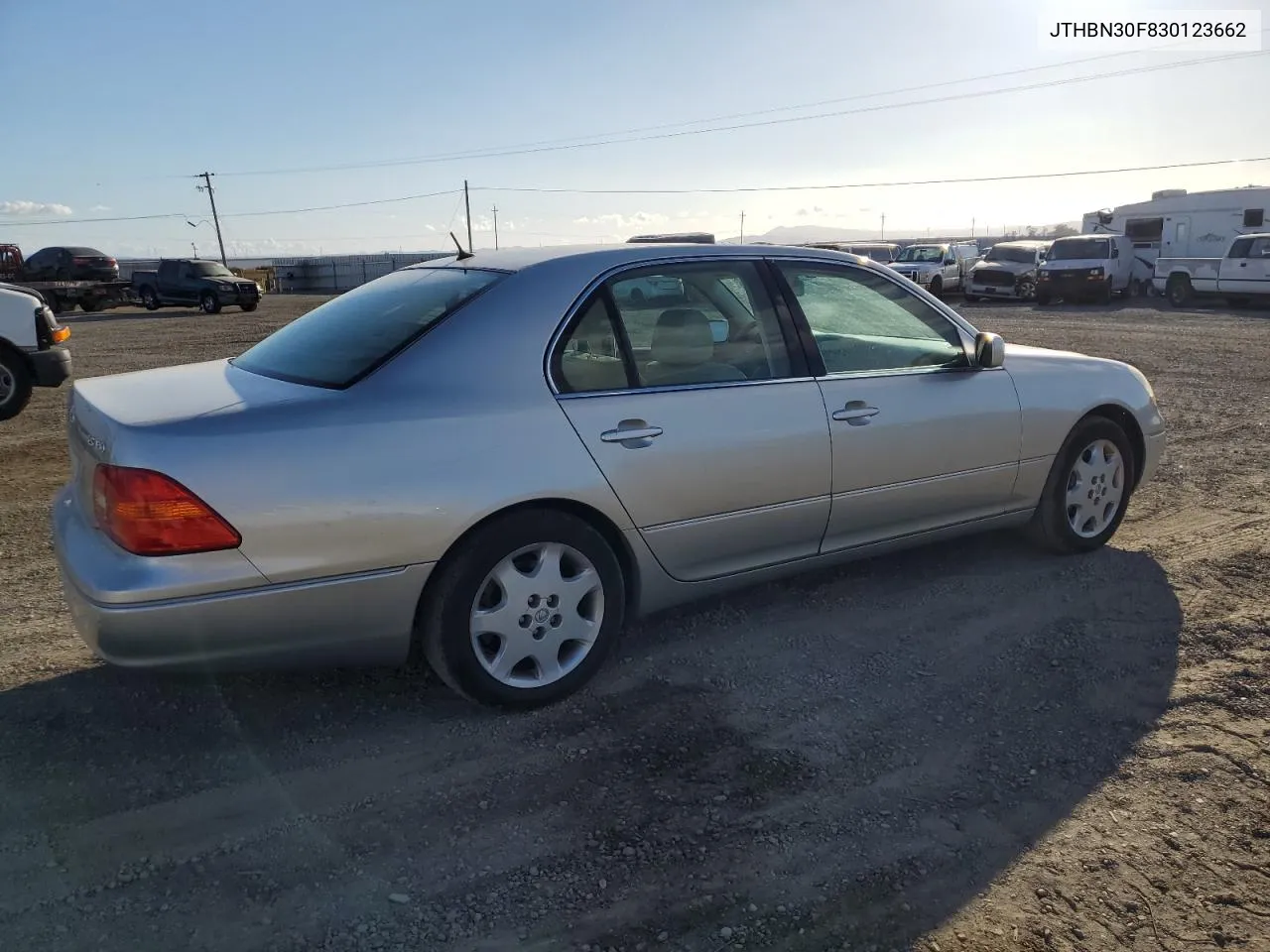 2003 Lexus Ls 430 VIN: JTHBN30F830123662 Lot: 76666154