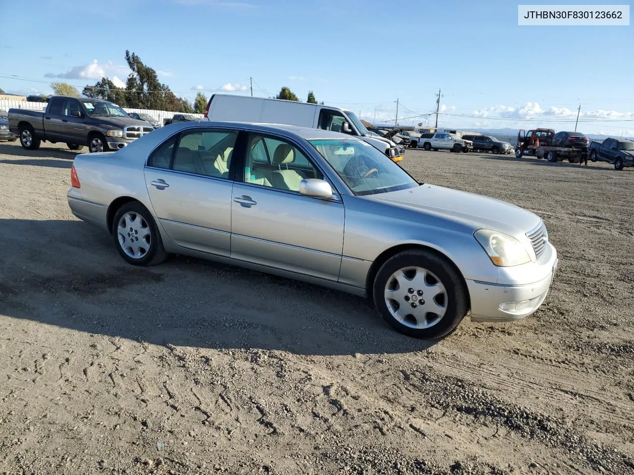 2003 Lexus Ls 430 VIN: JTHBN30F830123662 Lot: 76666154