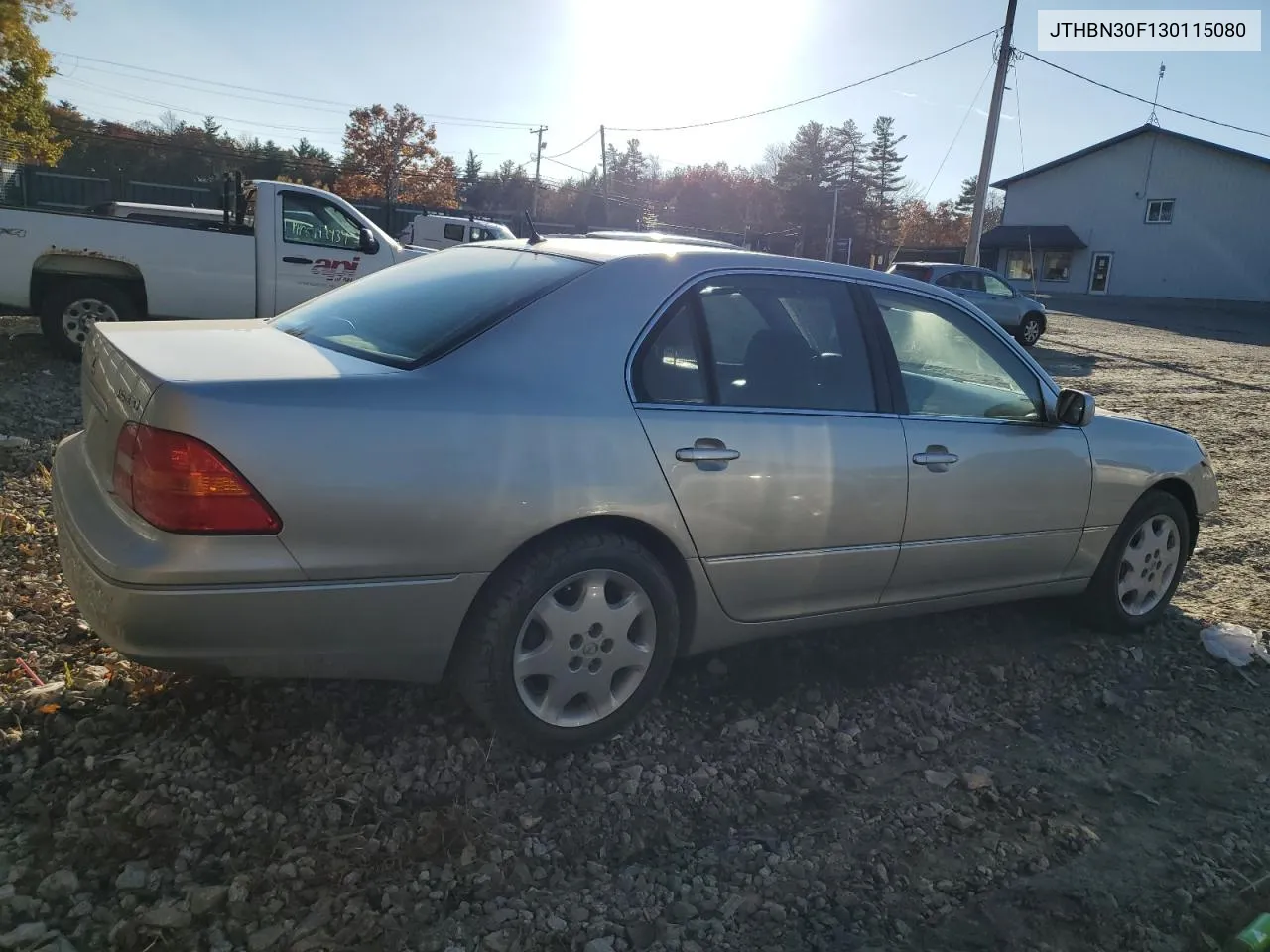 2003 Lexus Ls 430 VIN: JTHBN30F130115080 Lot: 77146064