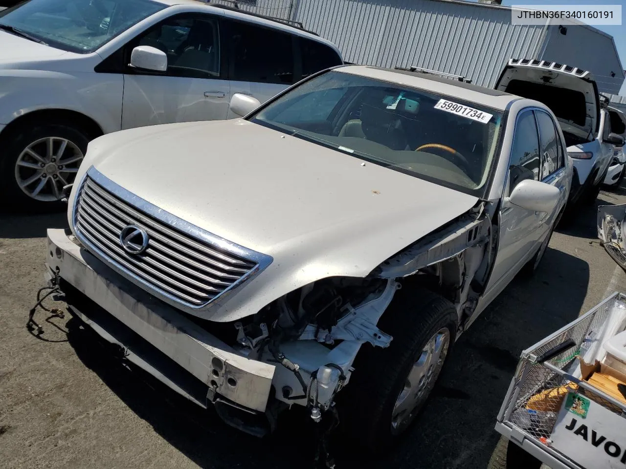 JTHBN36F340160191 2004 Lexus Ls 430