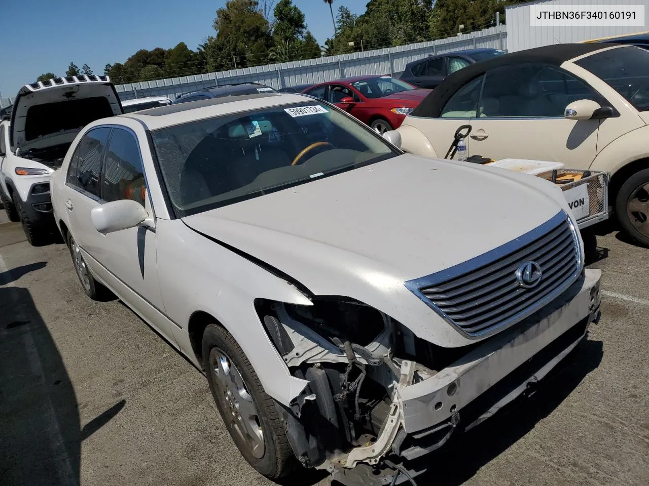 JTHBN36F340160191 2004 Lexus Ls 430