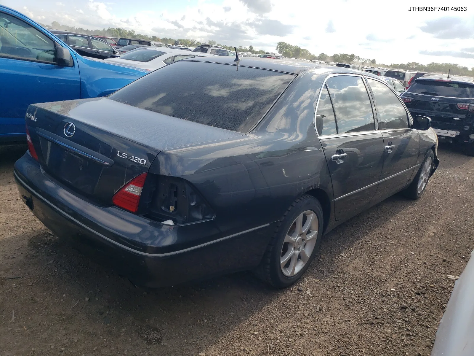 2004 Lexus Ls 430 VIN: JTHBN36F740145063 Lot: 67798104