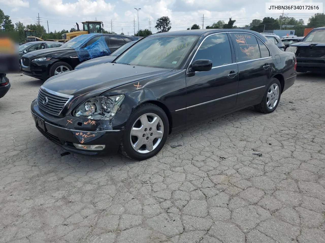 2004 Lexus Ls 430 VIN: JTHBN36F340172616 Lot: 68010464