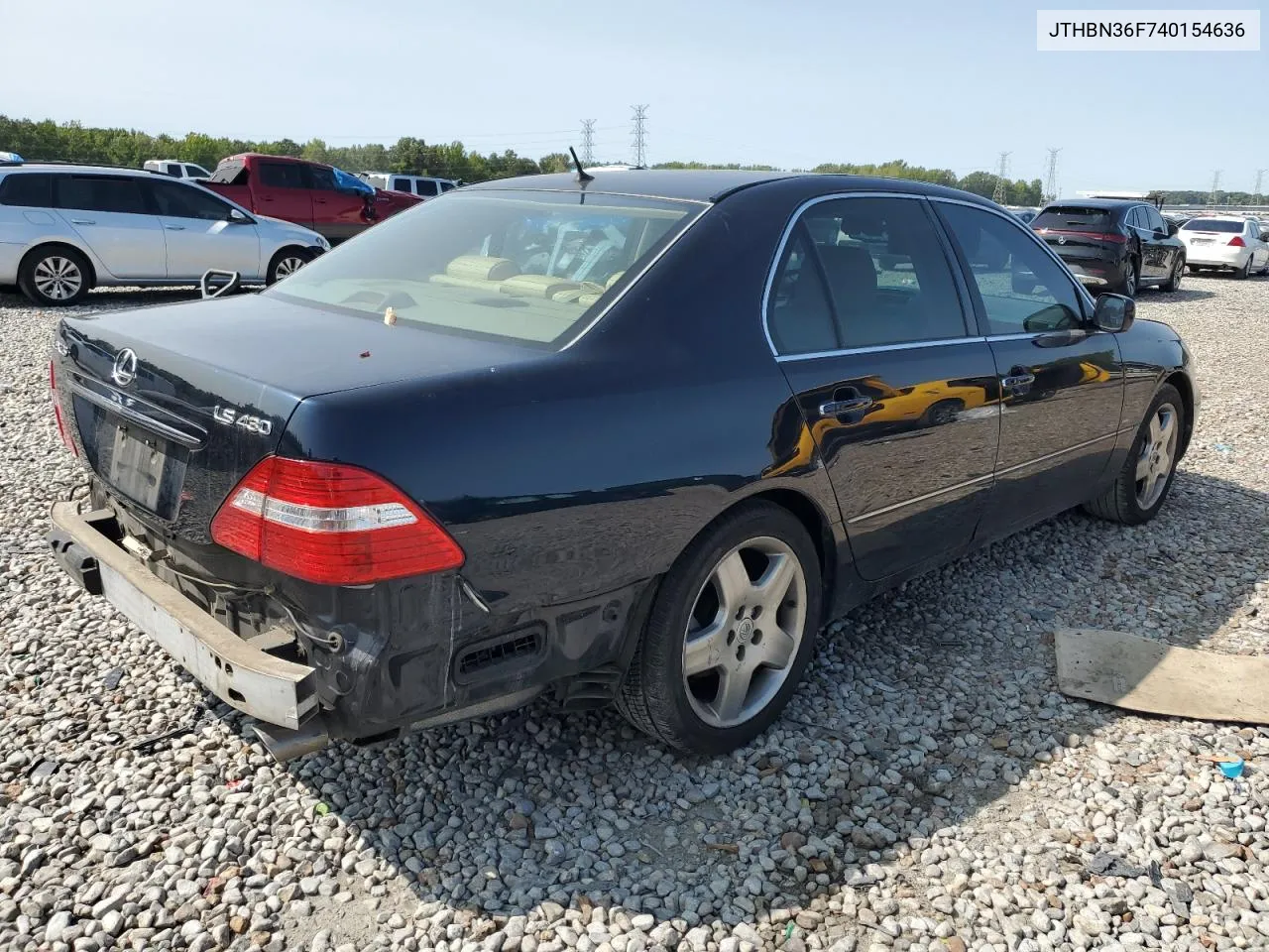 2004 Lexus Ls 430 VIN: JTHBN36F740154636 Lot: 70755704