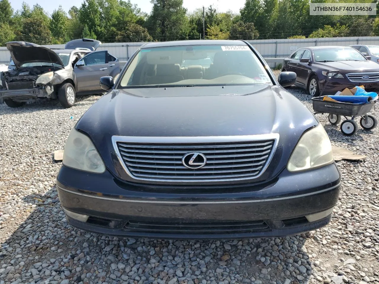 2004 Lexus Ls 430 VIN: JTHBN36F740154636 Lot: 70755704