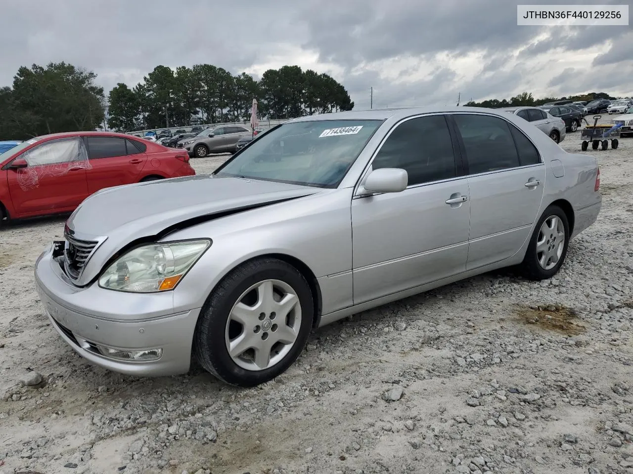 2004 Lexus Ls 430 VIN: JTHBN36F440129256 Lot: 71438464