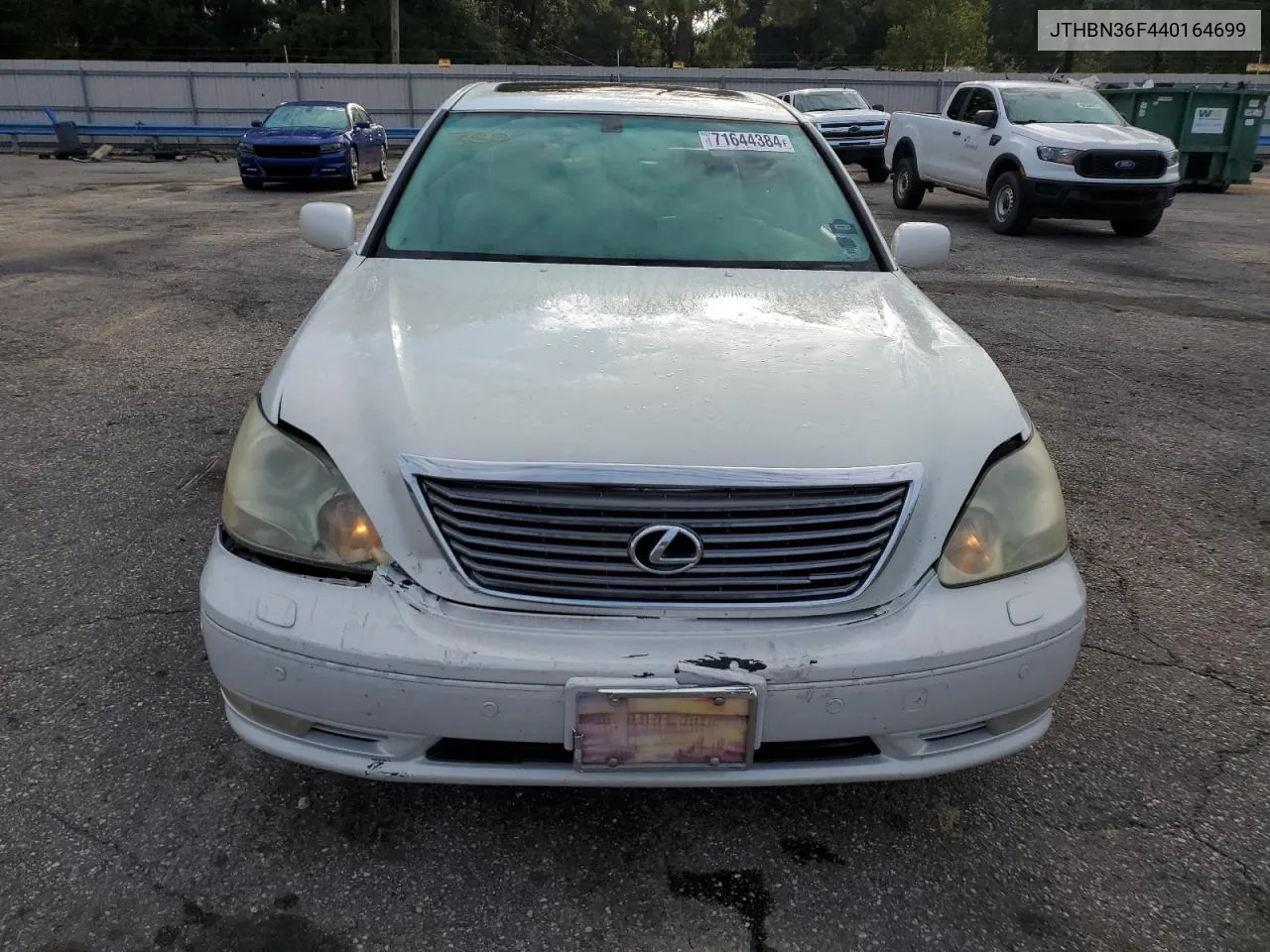 2004 Lexus Ls 430 VIN: JTHBN36F440164699 Lot: 71644384