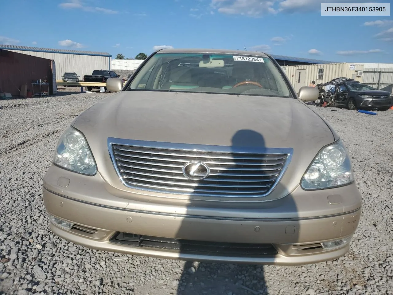 JTHBN36F340153905 2004 Lexus Ls 430