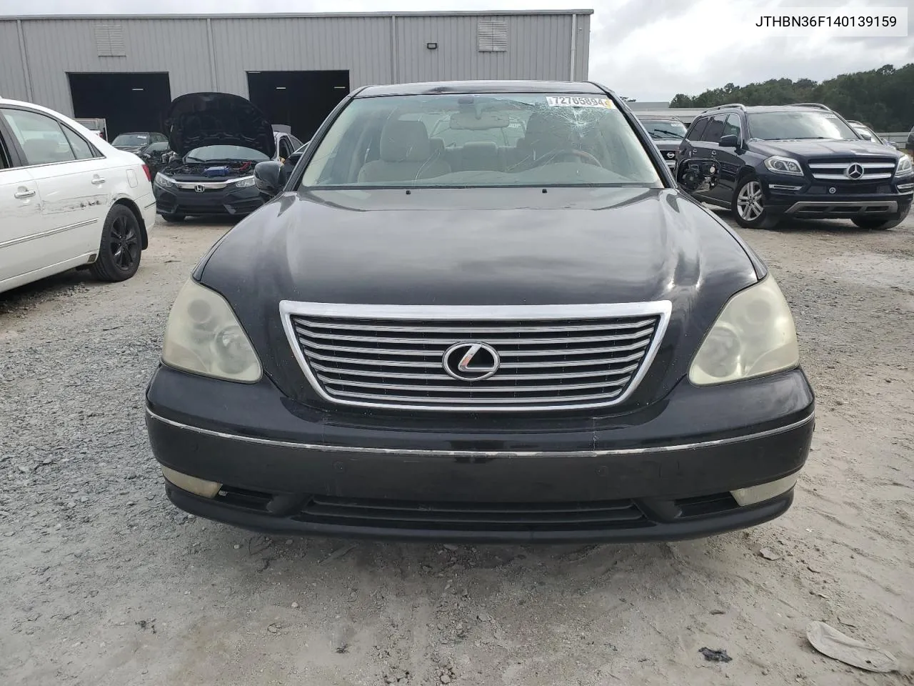 2004 Lexus Ls 430 VIN: JTHBN36F140139159 Lot: 72765894