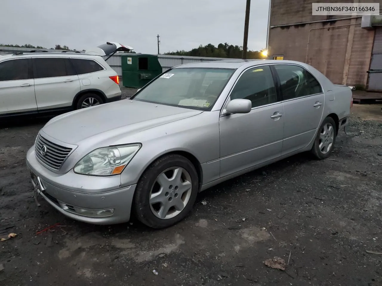 2004 Lexus Ls 430 VIN: JTHBN36F340166346 Lot: 73679504