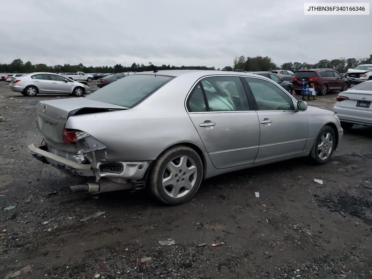 2004 Lexus Ls 430 VIN: JTHBN36F340166346 Lot: 73679504