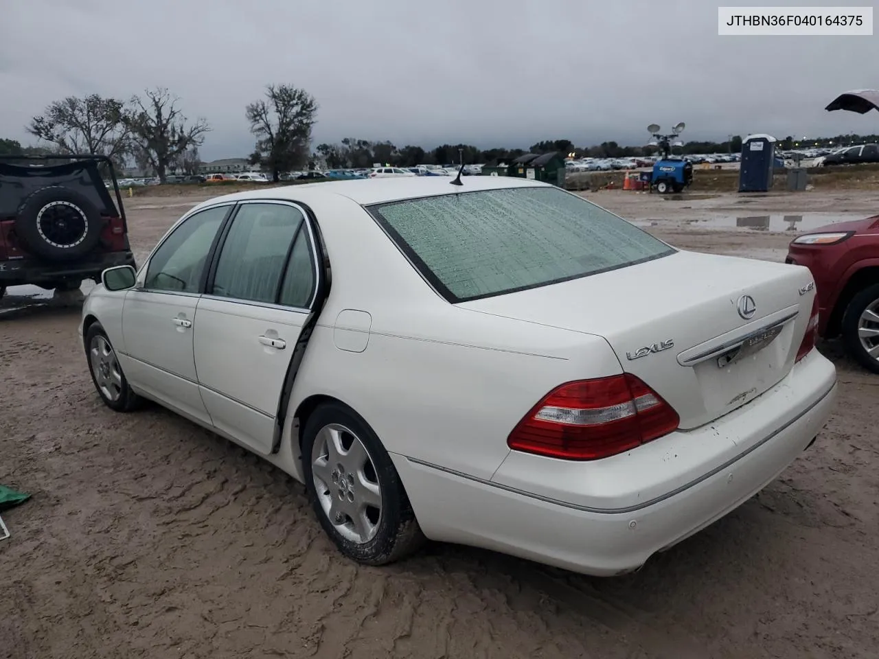 2004 Lexus Ls 430 VIN: JTHBN36F040164375 Lot: 74977204