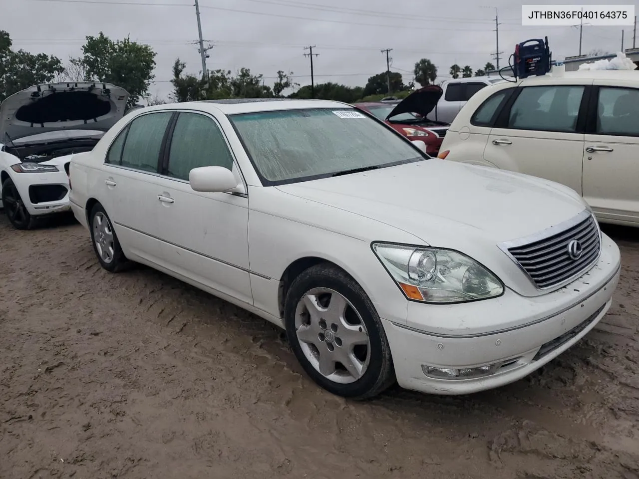 2004 Lexus Ls 430 VIN: JTHBN36F040164375 Lot: 74977204