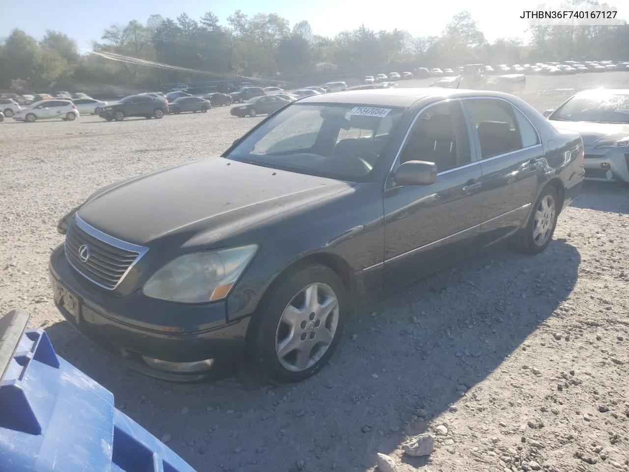 2004 Lexus Ls 430 VIN: JTHBN36F740167127 Lot: 75347054