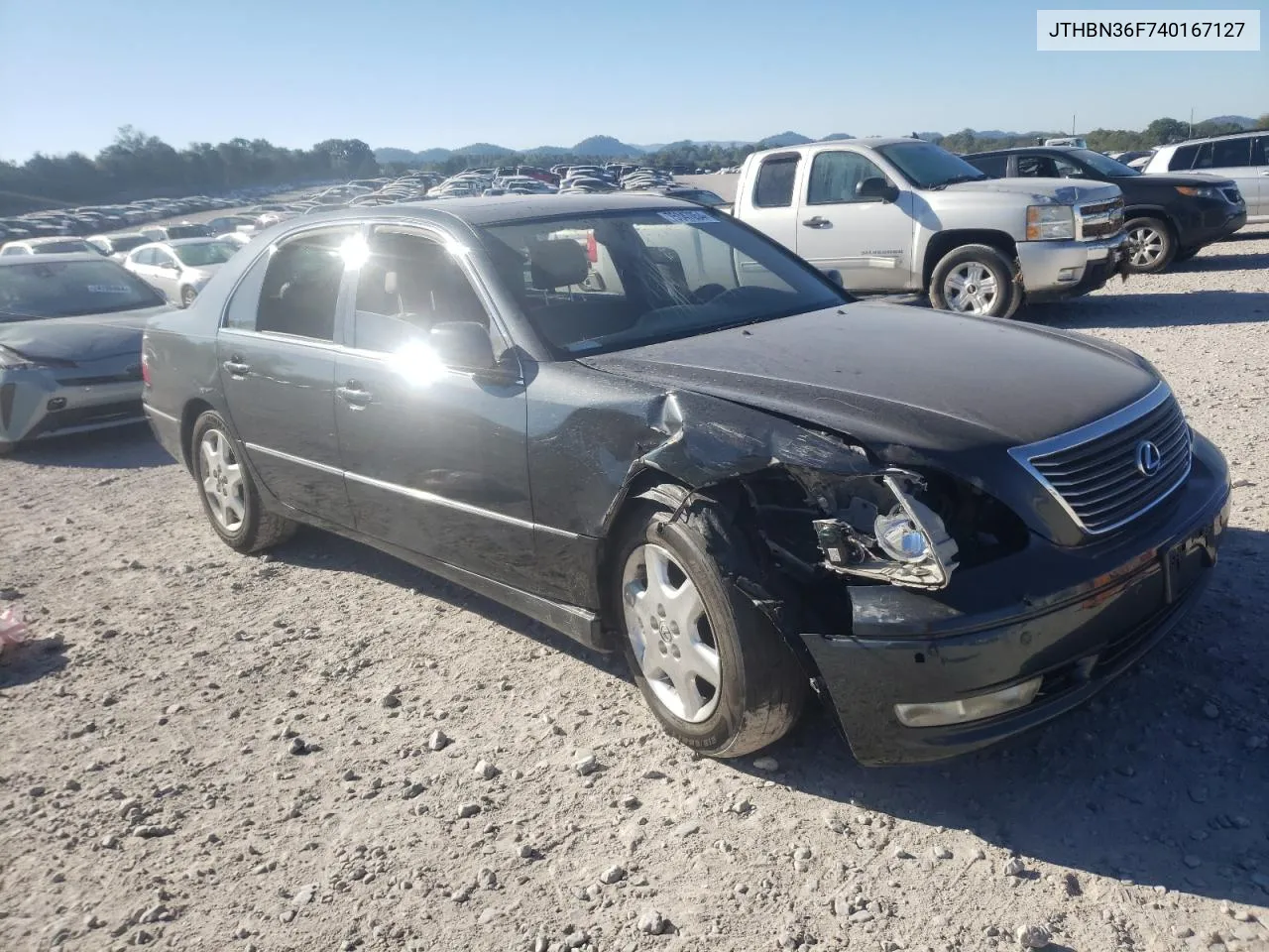 2004 Lexus Ls 430 VIN: JTHBN36F740167127 Lot: 75347054