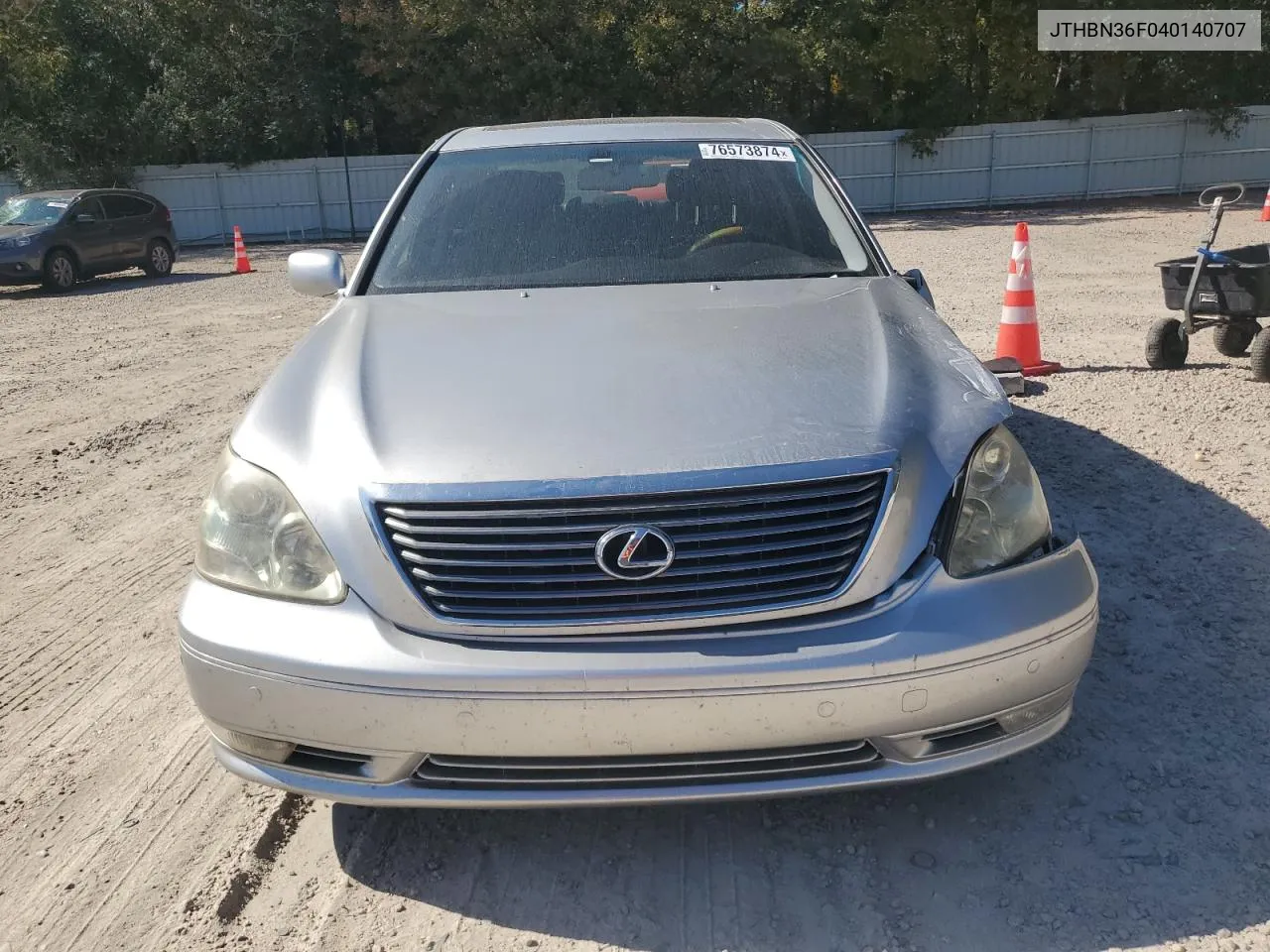 2004 Lexus Ls 430 VIN: JTHBN36F040140707 Lot: 76573874