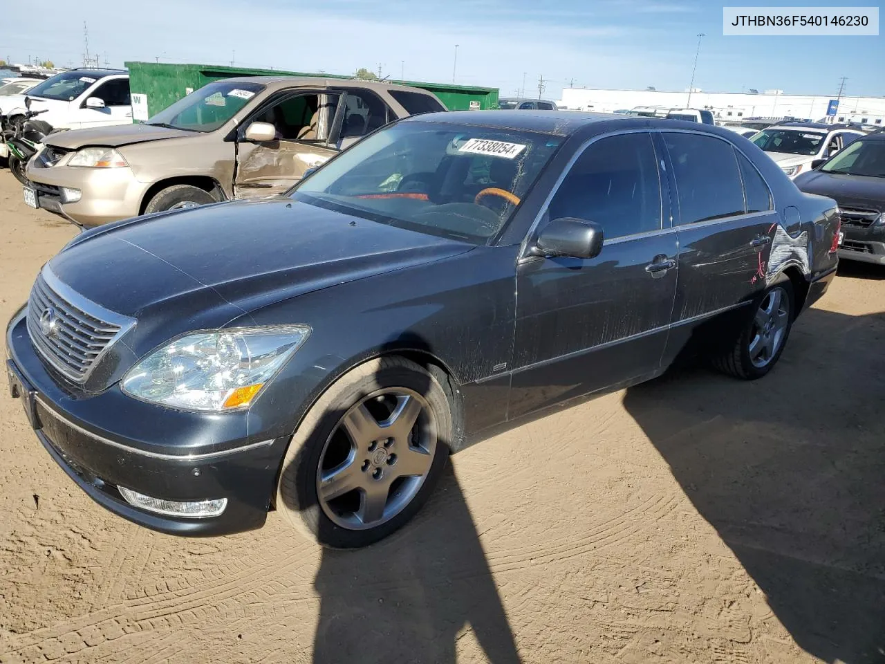 2004 Lexus Ls 430 VIN: JTHBN36F540146230 Lot: 77338054