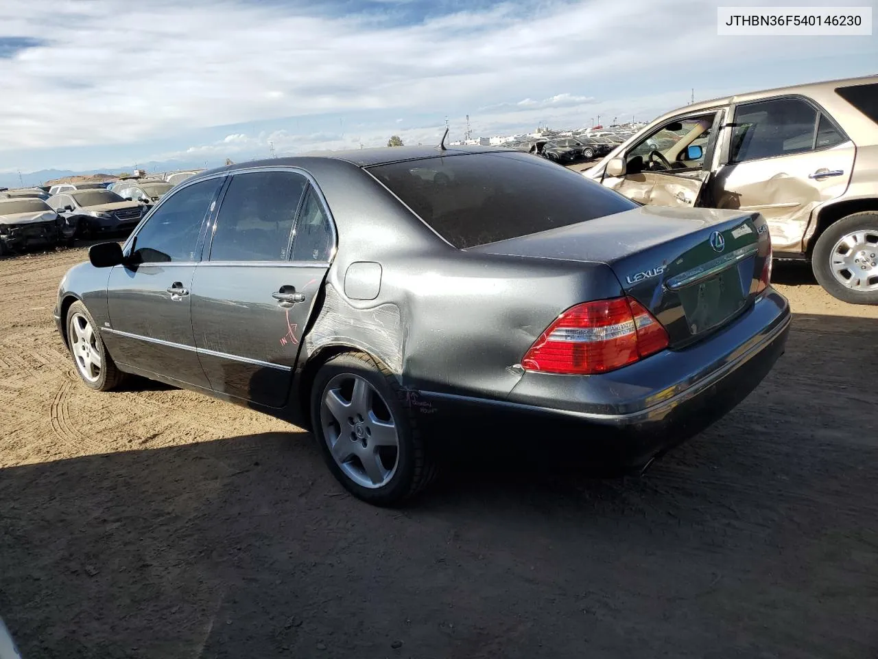 2004 Lexus Ls 430 VIN: JTHBN36F540146230 Lot: 77338054